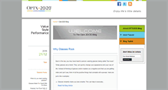 Desktop Screenshot of blog.optx2020.com